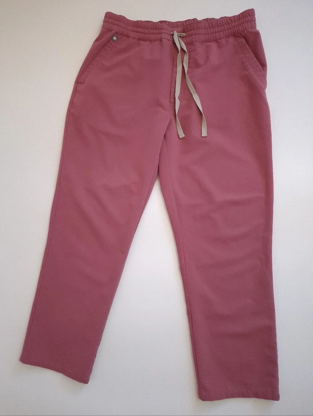 Figs Men's Mauve Straight Leg Scrub Pants Size Medium